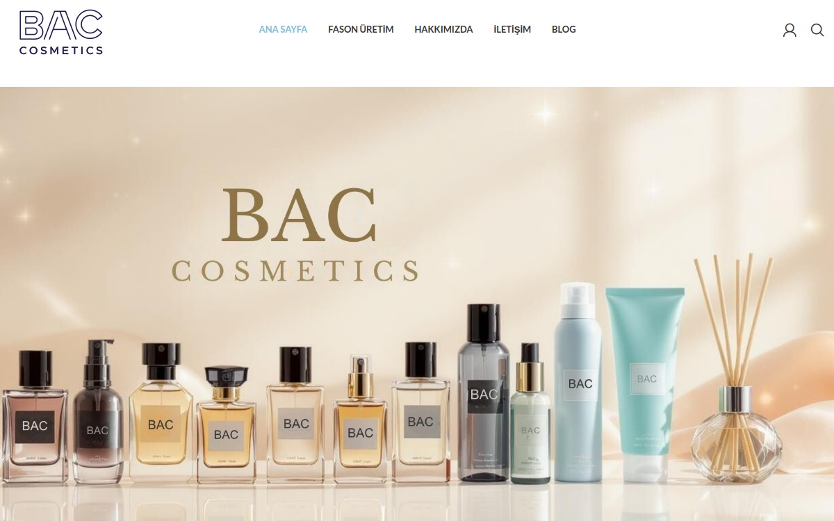 BA Cosmetics website screenshot