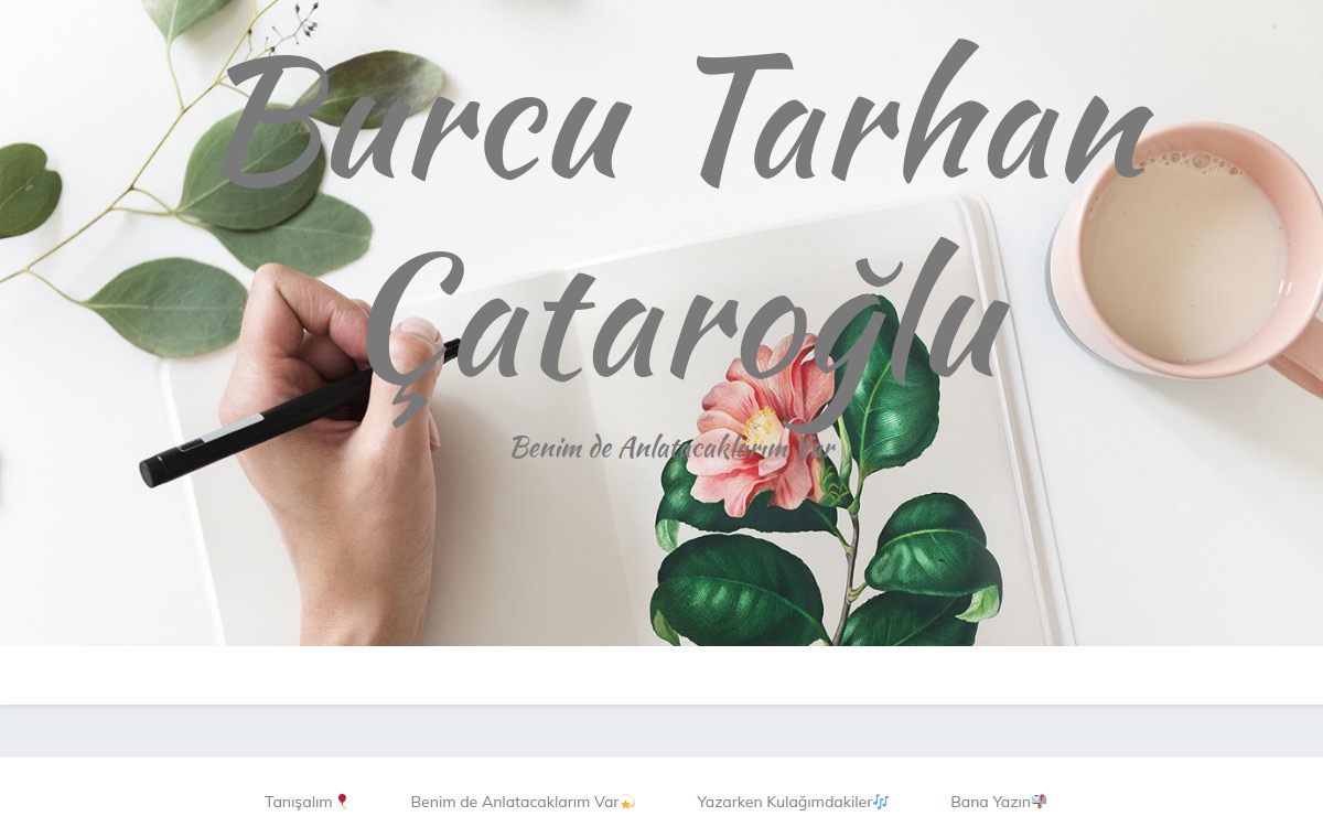 Burcu Tarhan website screenshot