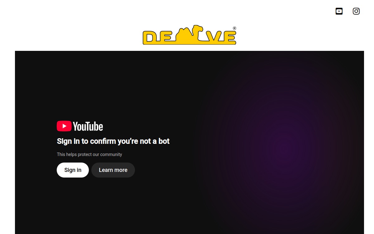 Deve Trucks website screenshot