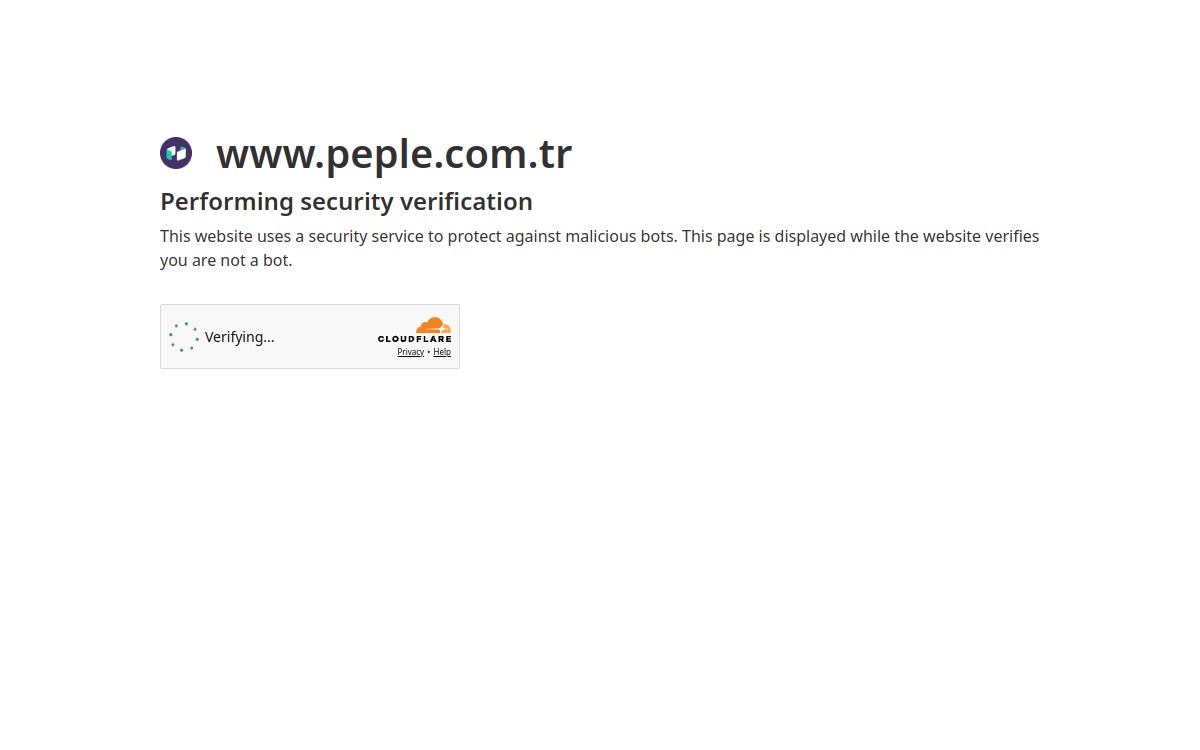 Peple website screenshot