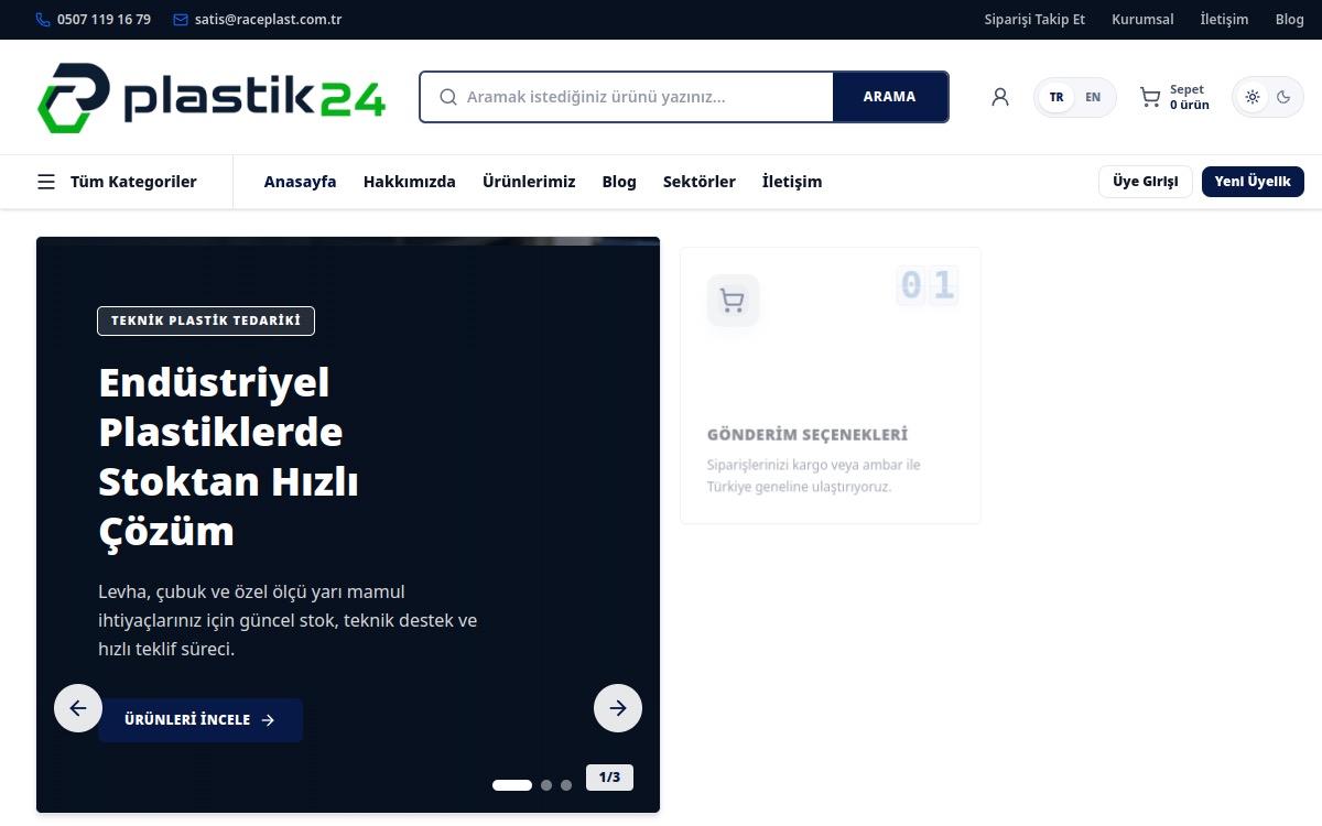 Plastik24 website screenshot