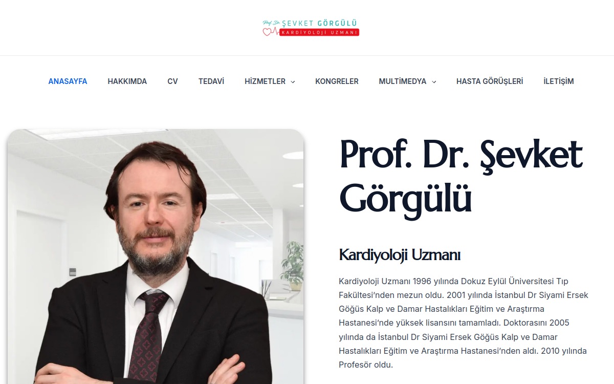 Sevket Gorgulu website screenshot