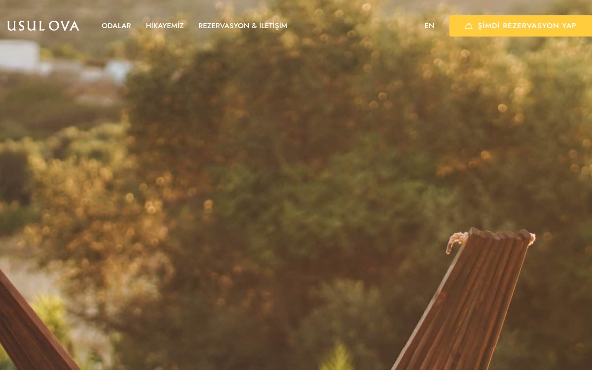 Usulova website screenshot